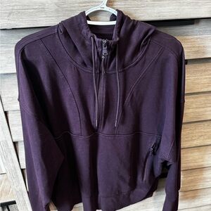 Half zip hoodie